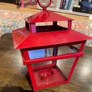 Crate&Barrel Red Lantern